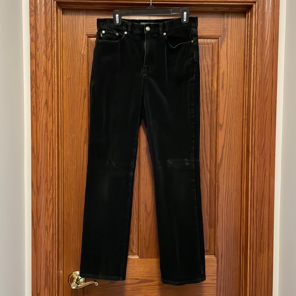 Corduroy Black Jeans